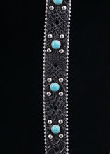 Load image into Gallery viewer, Snake Black Concho Belt Strap (2 variations)