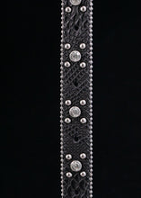 Load image into Gallery viewer, Snake Black Concho Belt Strap (2 variations)