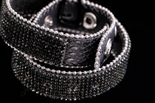 Load image into Gallery viewer, Glam Crystals on Snake Belt Strap (4 variations)
