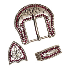 Load image into Gallery viewer, Buckle Set - Rhinestone Border (5 colors)